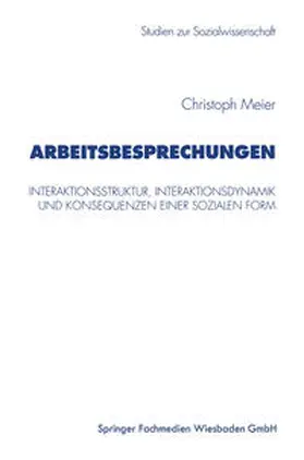 Meier |  Arbeitsbesprechungen | eBook | Sack Fachmedien