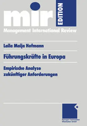 Hofmann |  Führungskräfte in Europa | eBook | Sack Fachmedien