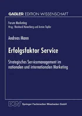 Mann |  Erfolgsfaktor Service | eBook | Sack Fachmedien