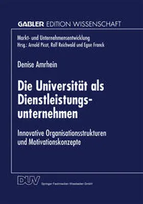  Die Universität als Dienstleistungsunternehmen | eBook | Sack Fachmedien