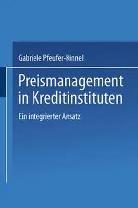  Preismanagement in Kreditinstituten | eBook | Sack Fachmedien