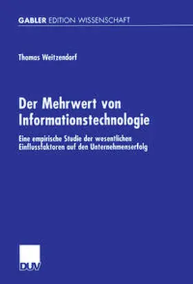 Der Mehrwert von Informationstechnologie | E-Book | sack.de