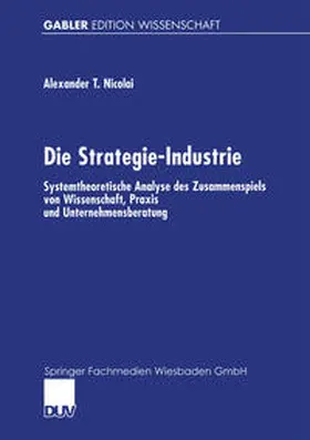 Nicolai | Die Strategie-Industrie | E-Book | sack.de