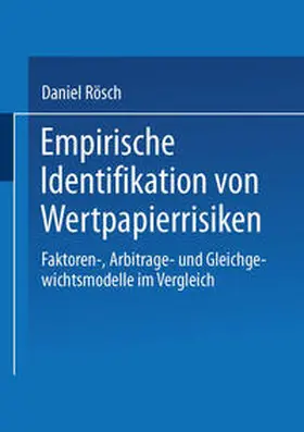  Empirische Identifikation von Wertpapierrisiken | eBook | Sack Fachmedien