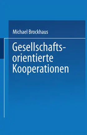 Gesellschaftsorientierte Kooperationen | E-Book | www2.sack.de