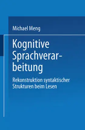 Kognitive Sprachverarbeitung | E-Book | www2.sack.de