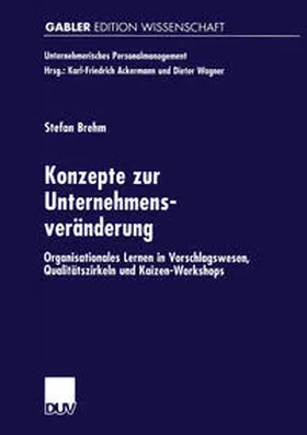 Brehm |  Konzepte zur Unternehmensveränderung | eBook | Sack Fachmedien