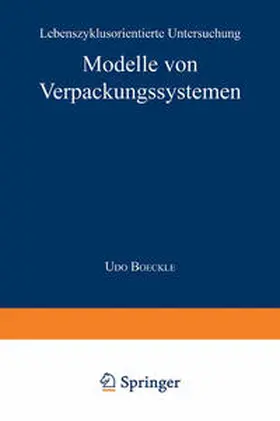 Modelle von Verpackungssystemen | E-Book | sack.de