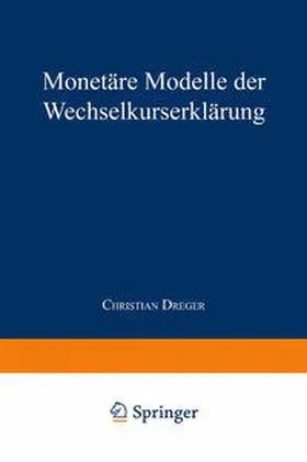 Monetäre Modelle der Wechselkurserklärung | E-Book | sack.de
