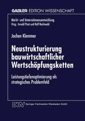  Neustrukturierung bauwirtschaftlicher Wertschöpfungsketten | eBook | Sack Fachmedien