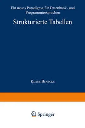Benecke | Strukturierte Tabellen | E-Book | sack.de