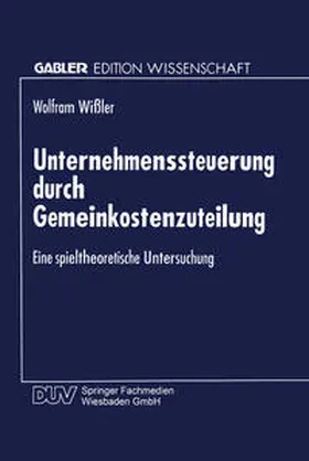 Unternehmenssteuerung durch Gemeinkostenzuteilung | E-Book | sack.de