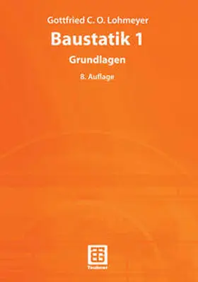 Lohmeyer |  Baustatik 1 | eBook | Sack Fachmedien