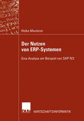 Mauterer | Der Nutzen von ERP-Systemen | E-Book | sack.de