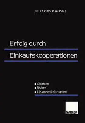 Arnold |  Erfolg durch Einkaufskooperationen | eBook | Sack Fachmedien