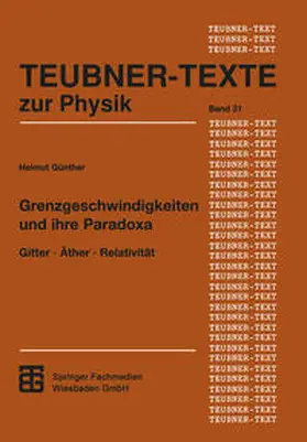  Grenzgeschwindigkeiten und ihre Paradoxa | eBook | Sack Fachmedien