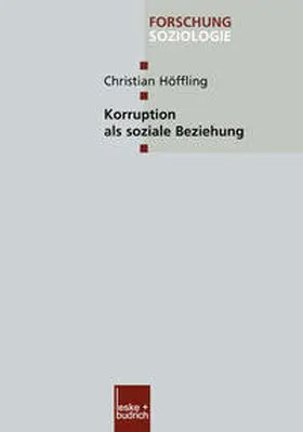 Höffling | Korruption als soziale Beziehung | E-Book | www2.sack.de