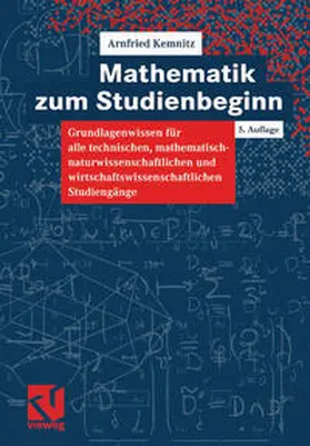 Kemnitz |  Mathematik zum Studienbeginn | eBook | Sack Fachmedien