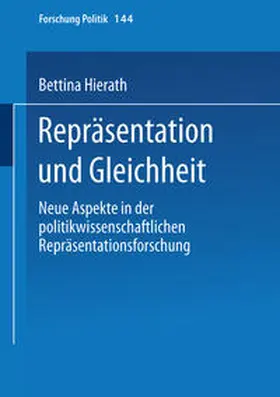 Hierath | Repräsentation und Gleichheit | E-Book | sack.de