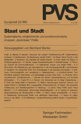 Blanke |  Staat und Stadt | eBook | Sack Fachmedien