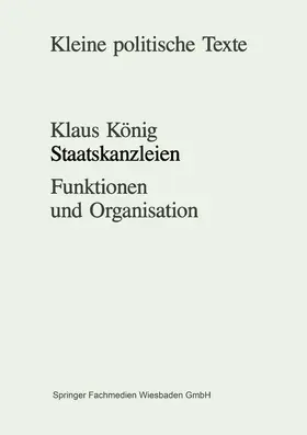  Staatskanzleien | Buch |  Sack Fachmedien