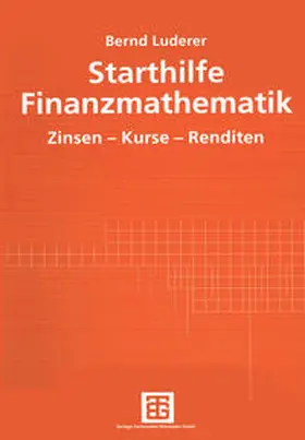 Luderer |  Starthilfe Finanzmathematik | eBook | Sack Fachmedien