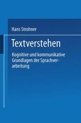 Strohner |  Textverstehen | eBook | Sack Fachmedien