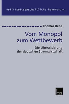 Renz |  Vom Monopol zum Wettbewerb | eBook | Sack Fachmedien