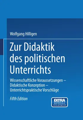Hilligen |  Zur Didaktik des politischen Unterrichts | Buch |  Sack Fachmedien