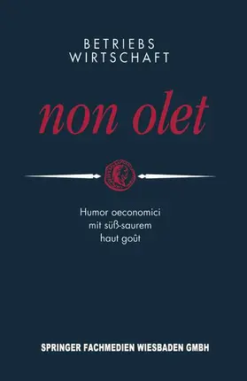 Anders |  Betriebswirtschaft non olet | Buch |  Sack Fachmedien