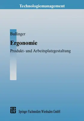 Bullinger |  Ergonomie | Buch |  Sack Fachmedien