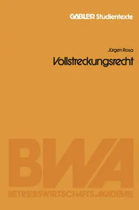 Rosa |  Vollstreckungsrecht | eBook | Sack Fachmedien