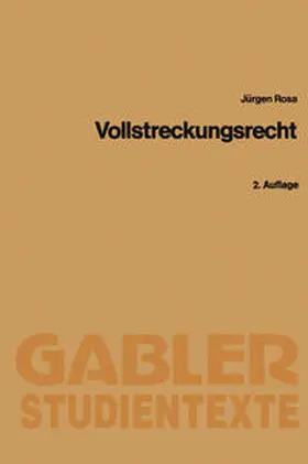 Rosa |  Vollstreckungsrecht | eBook | Sack Fachmedien