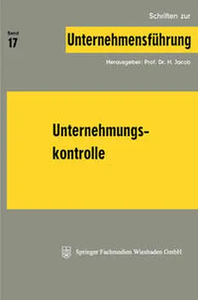 Jacob |  Unternehmungskontrolle | eBook | Sack Fachmedien