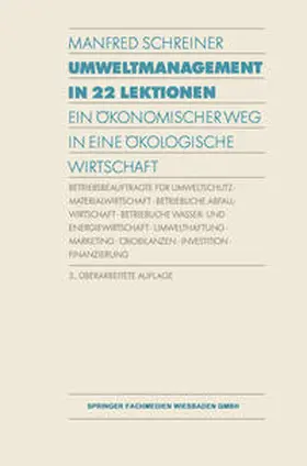 Schreiner |  Umweltmanagement in 22 Lektionen | eBook | Sack Fachmedien