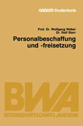 Weber / Storr |  Personalbeschaffung und -freisetzung | eBook | Sack Fachmedien