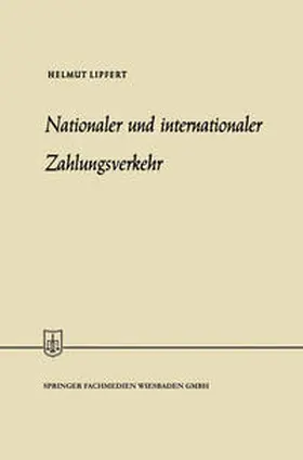 Lipfert |  Nationaler und internationaler Zahlungsverkehr | eBook | Sack Fachmedien