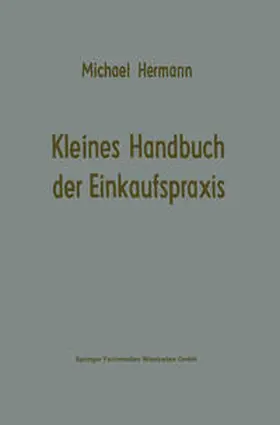 Hermann |  Kleines Handbuch der Einkaufspraxis | eBook | Sack Fachmedien