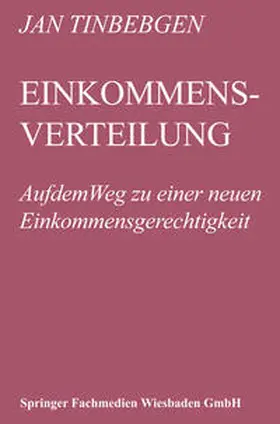 Tinbergen |  Einkommensverteilung | eBook | Sack Fachmedien