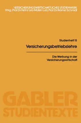 Benner |  Die Werbung in der Versicherungswirtschaft | eBook | Sack Fachmedien