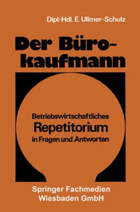 Ullmer-Schulz |  Der Bürokaufmann | eBook | Sack Fachmedien