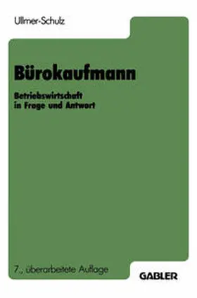 Ullmer-Schulz |  Bürokaufmann | eBook | Sack Fachmedien