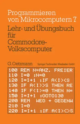 Oetzmann |  Lehr- und Übungsbuch für Commodore-Volkscomputer | eBook | Sack Fachmedien