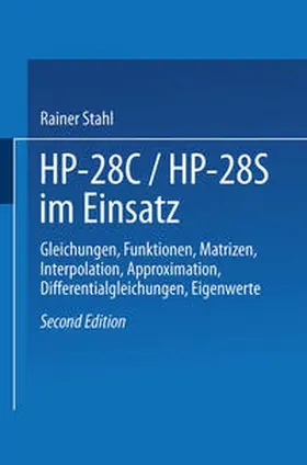 Stahl |  HP-28C / HP28S im Einsatz | eBook | Sack Fachmedien