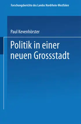 Kevenhörster | Politik in einer neuen Großstadt | E-Book | sack.de