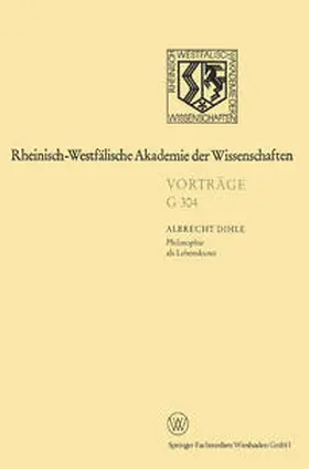 Dihle |  Philosophie als Lebenskunst | eBook | Sack Fachmedien