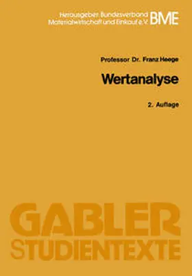 Heege |  Wertanalyse | eBook | Sack Fachmedien