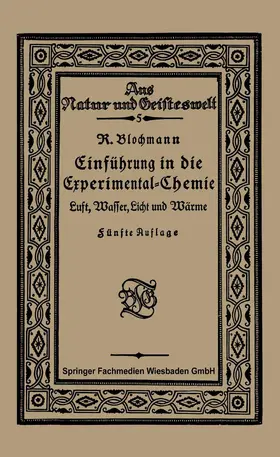Blochmann |  Luft, Wasser, Licht und Wärme | Buch |  Sack Fachmedien