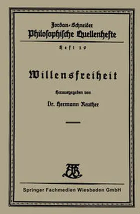 Reuther | Willensfreiheit | E-Book | www2.sack.de