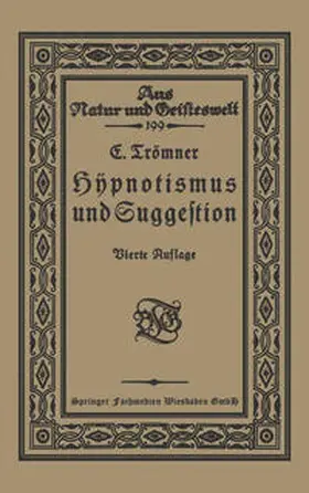 Trömner |  Hypnotismus und Suggestion | eBook | Sack Fachmedien